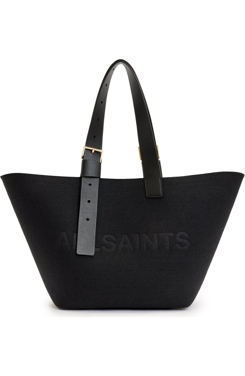 AllSaints Anik Felt Tote, Main, color,