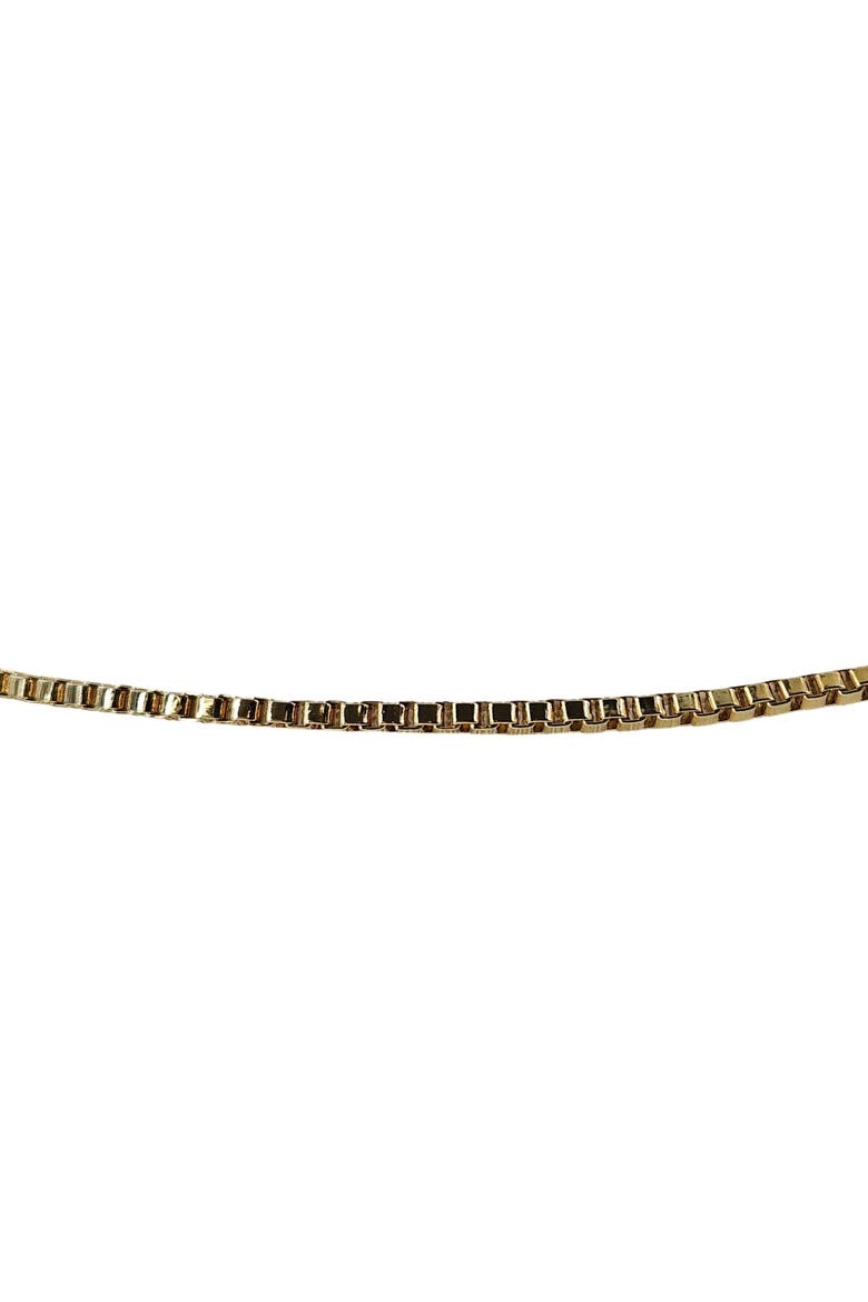 Vintage 1970s Metal Belt Chain  Square Dangle, Alternate, color, Gold