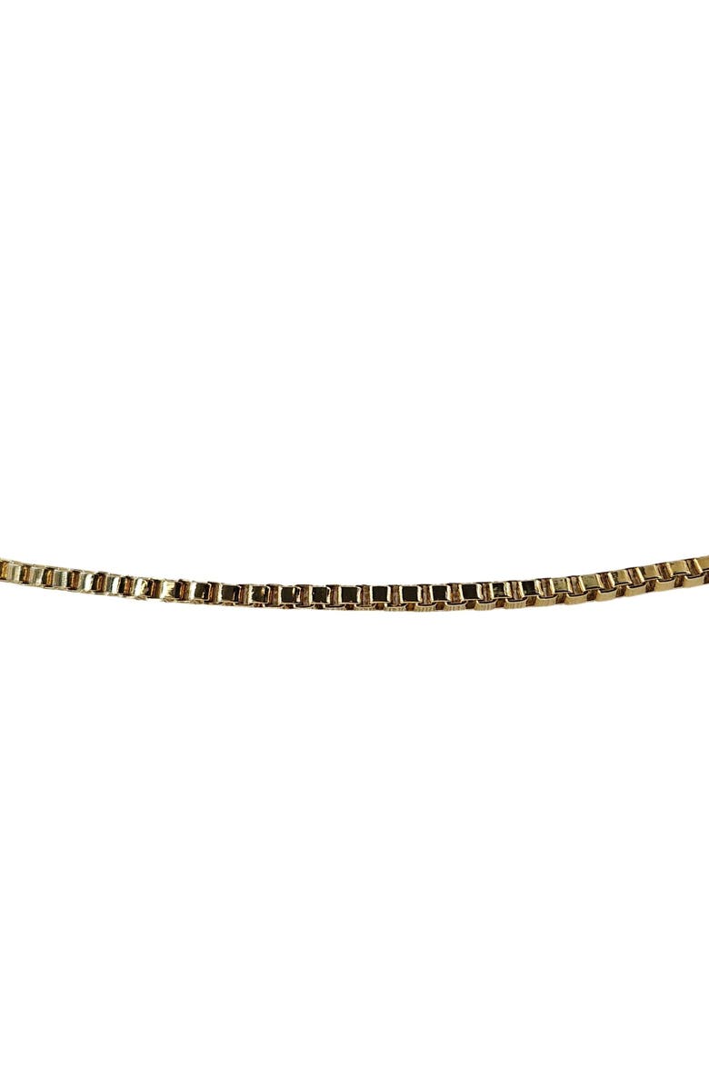MADISON BEVERLY HILLS Vintage 1970s Metal Belt Chain Square Dangle, Alternate, color, Gold