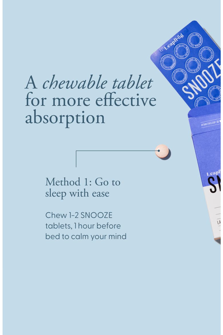 SNOOZE Food Supplement, Alternate, color, 15 Tablets
