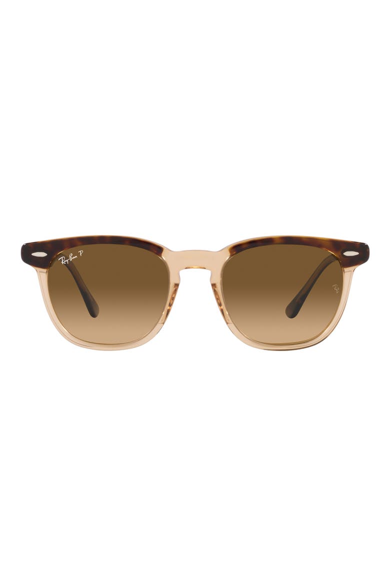 Eagle Eye 53mm Gradient Polarized Pillow Sunglasses, Main, color, HAVANA