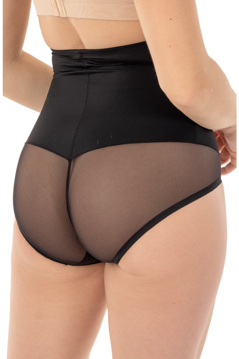 Targeted Front Panel High Waist Shaper, Alternate, color, BLACK