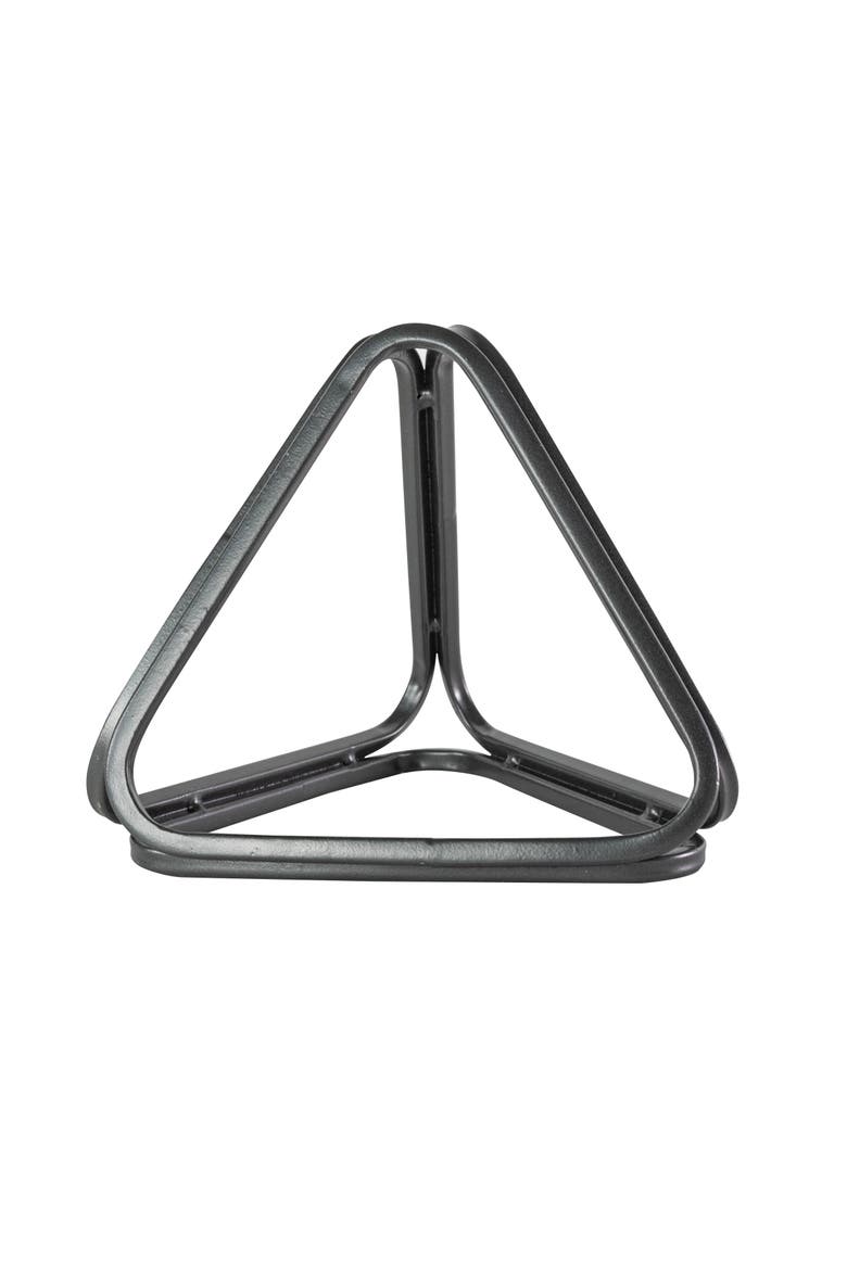 Pyramid Decorative Accent Gray Cast Iron, Main, color, Gray
