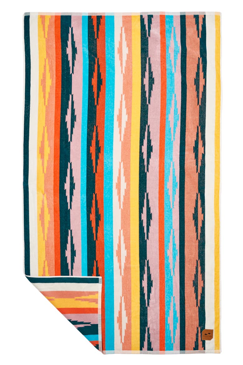 Duvall Stripe Beach Towel, Main, color, MULTI