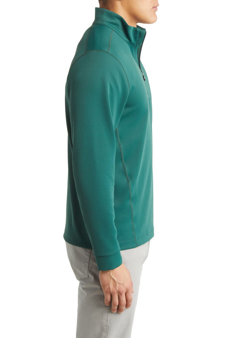Traverse Stretch Quarter Zip Pullover, Alternate, color, HUNTER