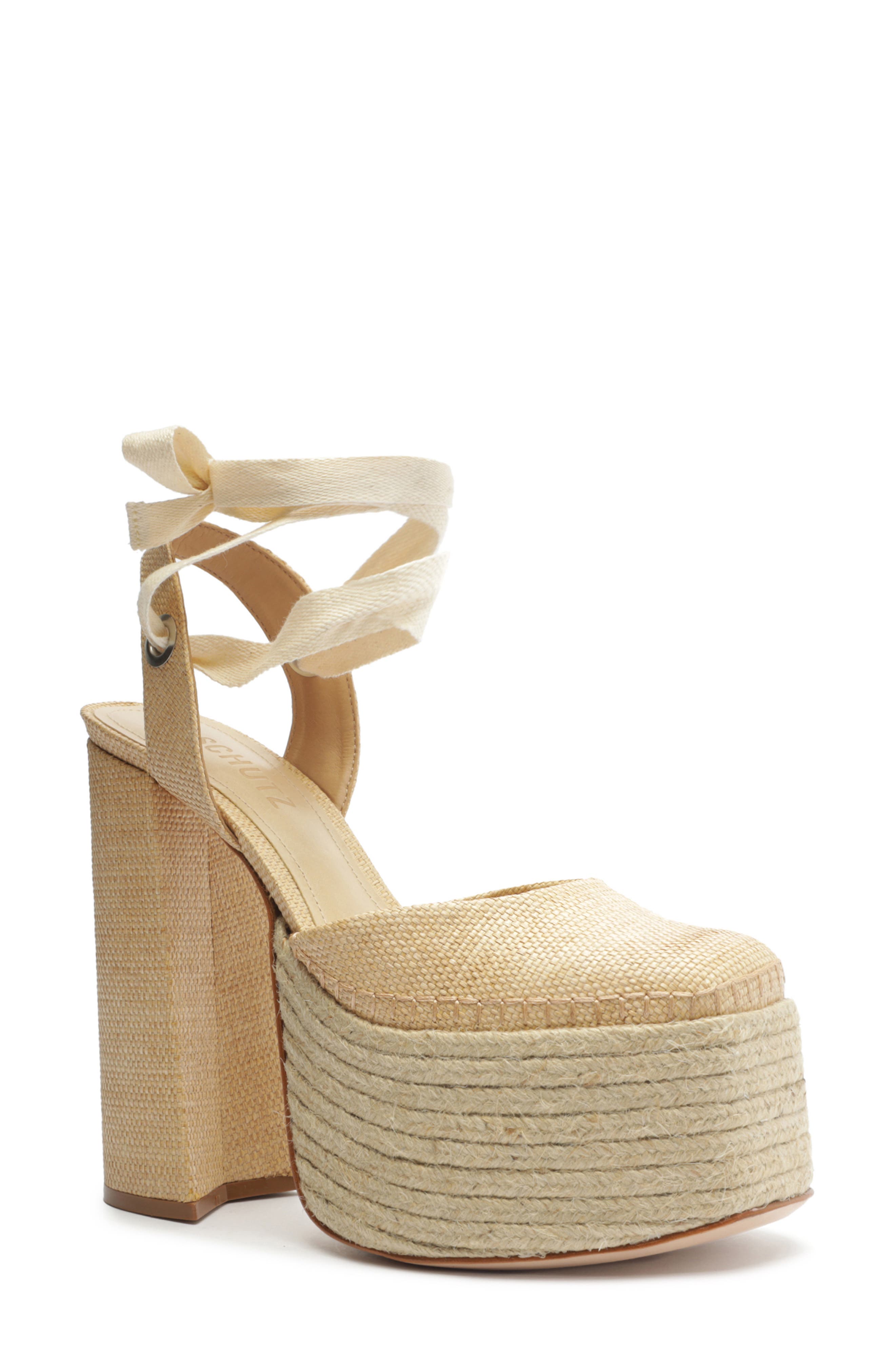Schutz Nala Espadrille Platform Sandal, Main, color, 