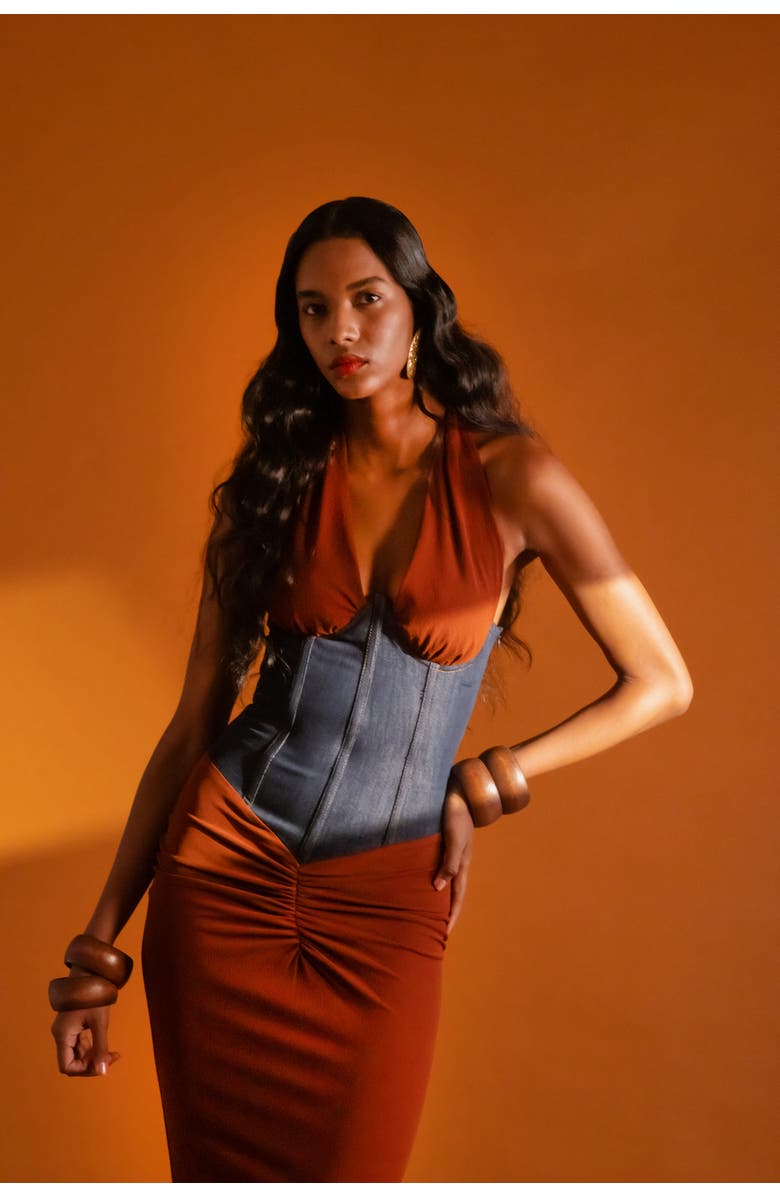 Maeve Hazel Dress, Alternate, color, Cinnamon