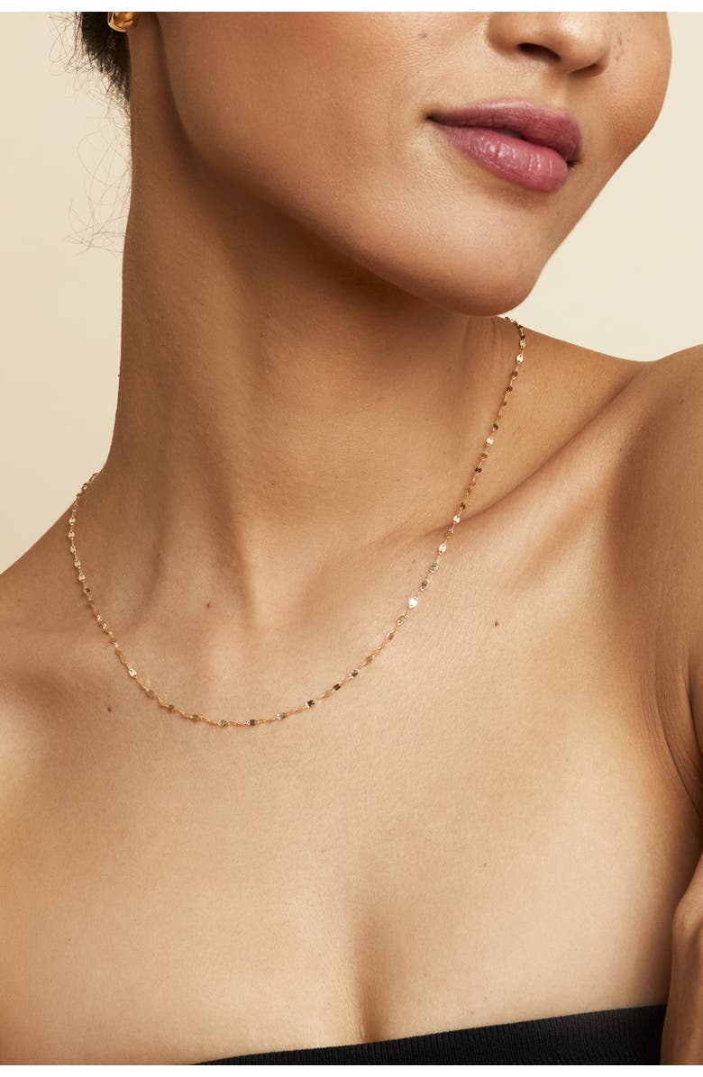 Oradina 14K Gold Cabaret Petite Necklace, Alternate, color, 