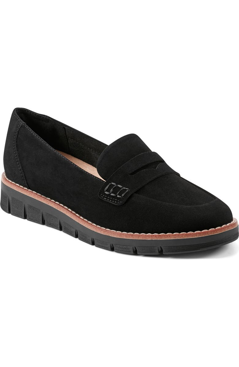 Easy Spirit Velia Penny Loafer, Main, color, Blk01
