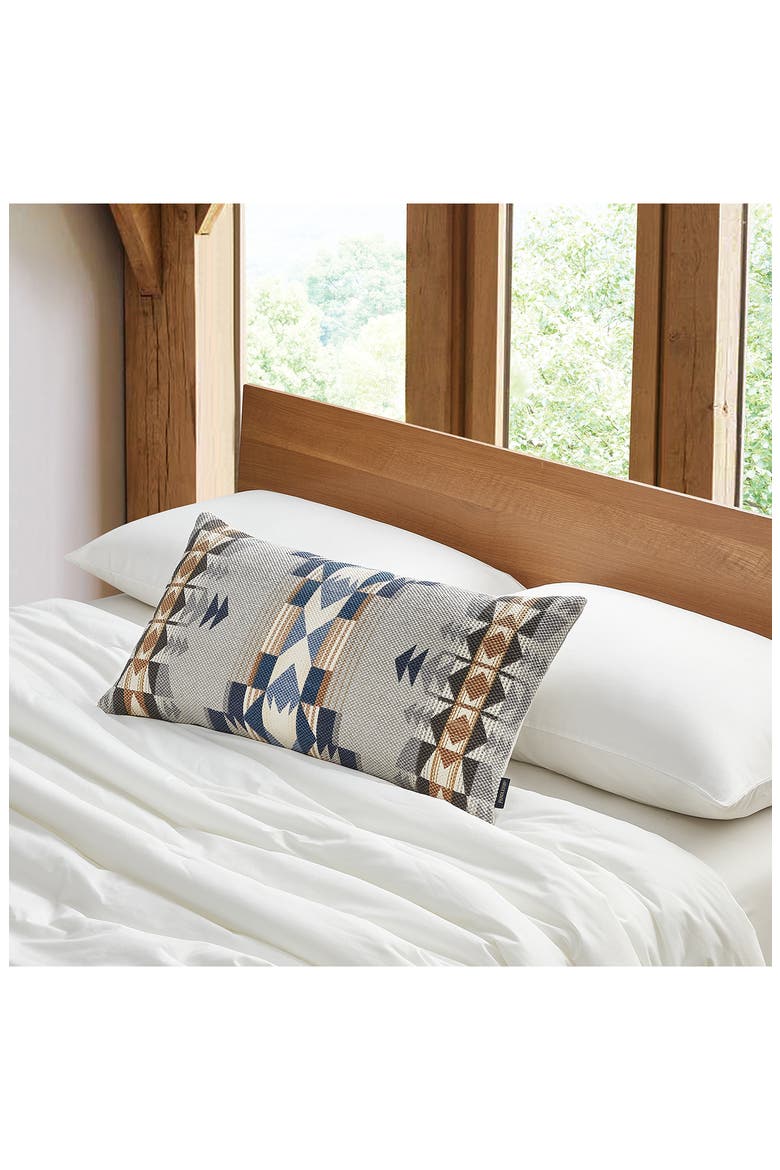Desert Dawn Hug Accent Pillow, Alternate, color, GRAY