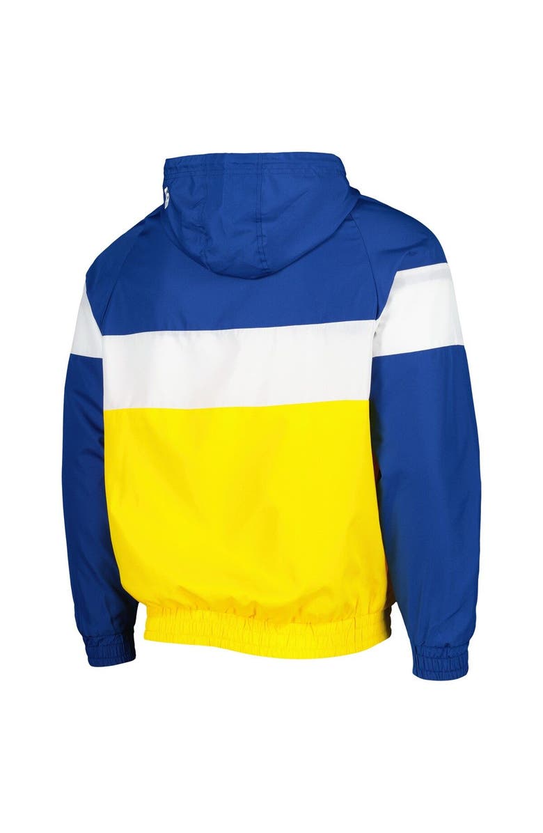 New Era Men's New Era Gold Milwaukee Brewers Raglan Quarter-Zip Hoodie, Alternate, color, Gold