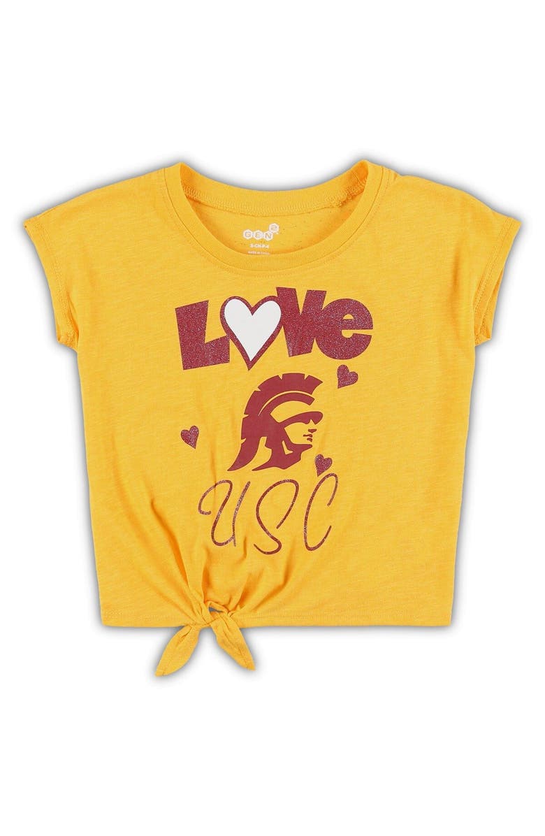 Outerstuff Toddler Gold/Crimson USC Trojans Forever Love Team T-Shirt & Leggings Set, Alternate, color, 