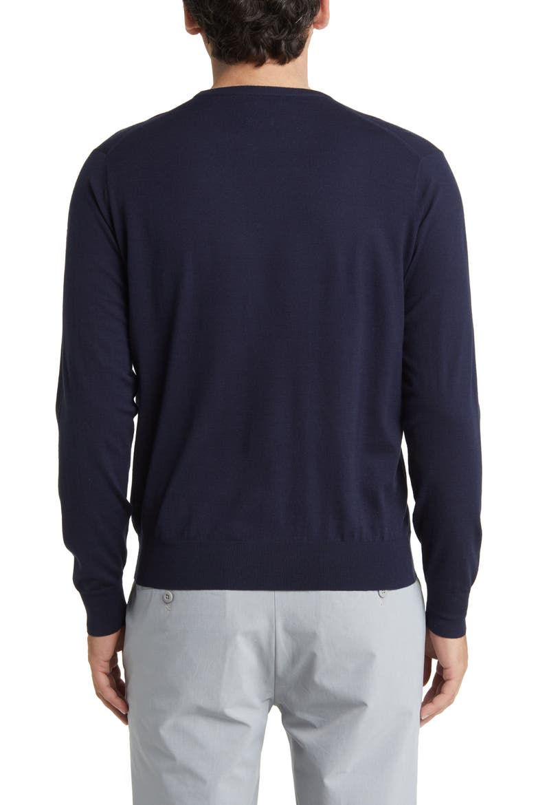 Crown Crafted Excursionist Flex Wool Blend Sweater, Alternate, color, NAVY