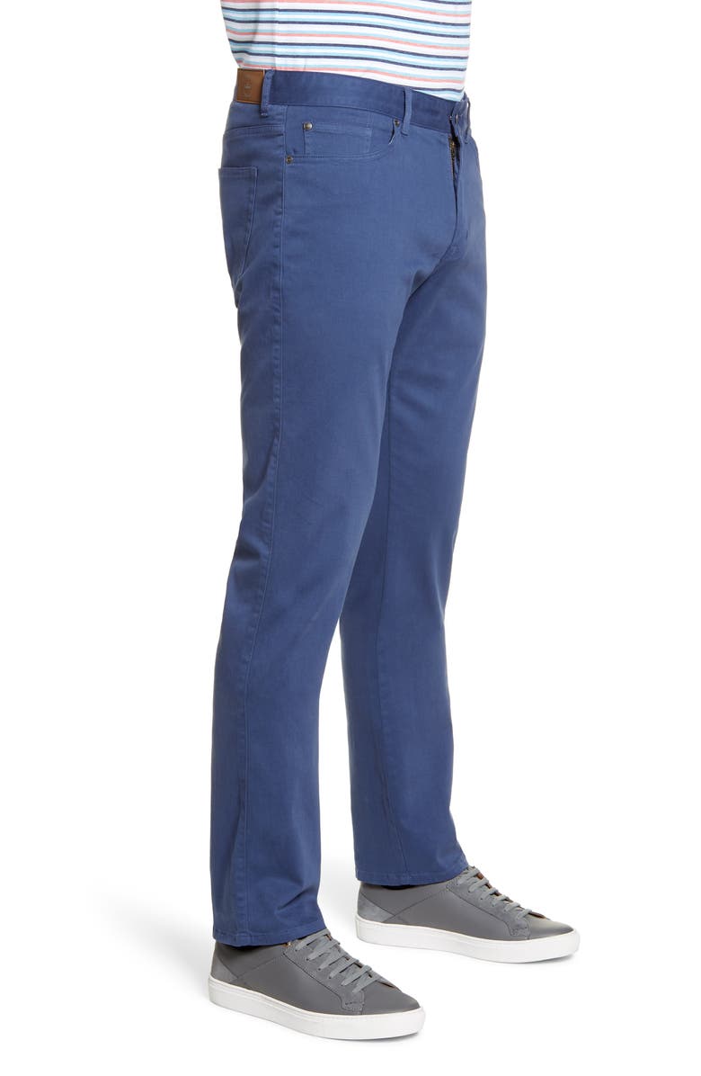 Peter Millar Ultimate 5-Pocket Straight Leg Sateen Pants, Alternate, color, Navy