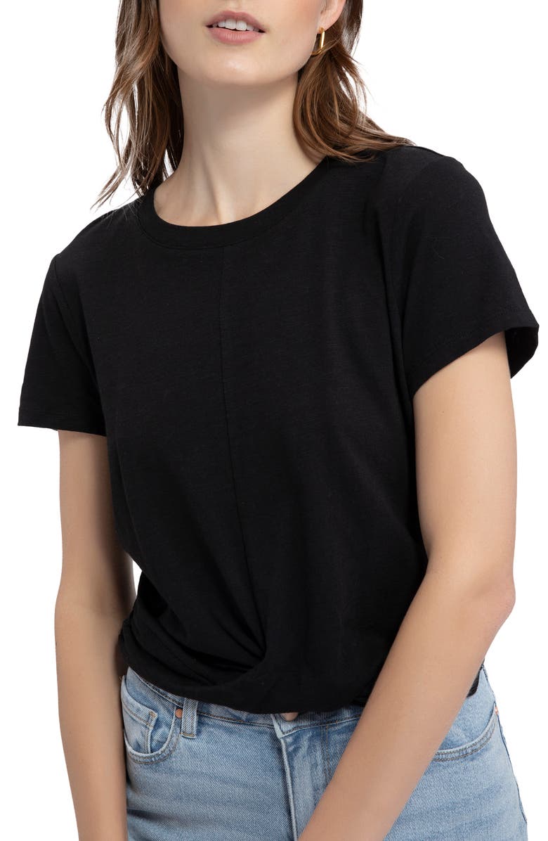 Sanctuary High Street Crisscross Front T-Shirt, Alternate, color,