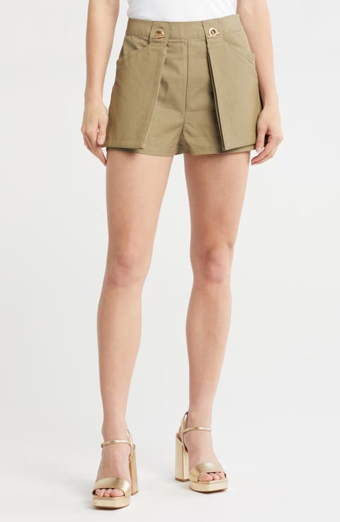 Adalee Cotton Blend Shorts