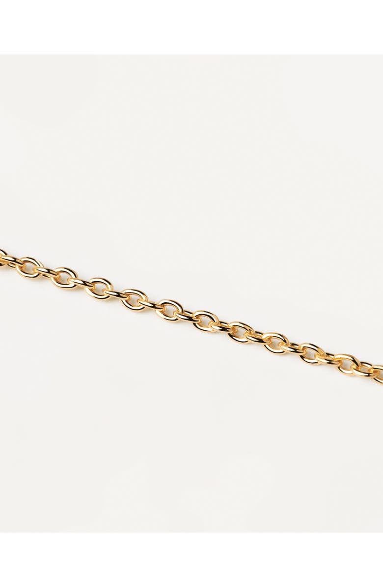 PDPAOLA Charms Chain Necklace, Alternate, color, Brass