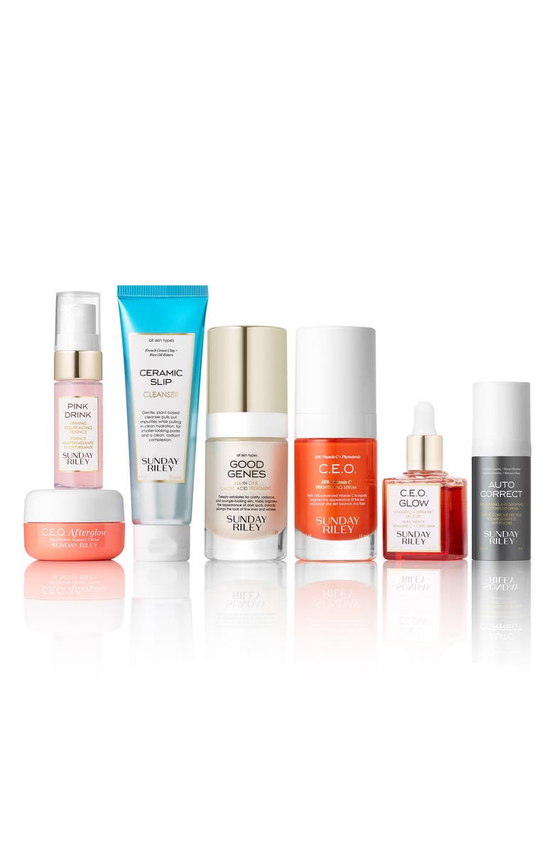 Sunday Riley Wake Up With Me Complete Morning Routine Set $178 Value, Alternate, color, 