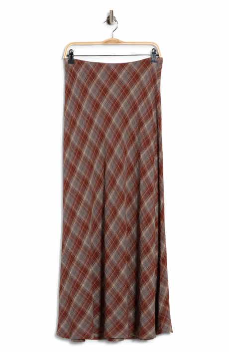 Plaid Maxi Skirt