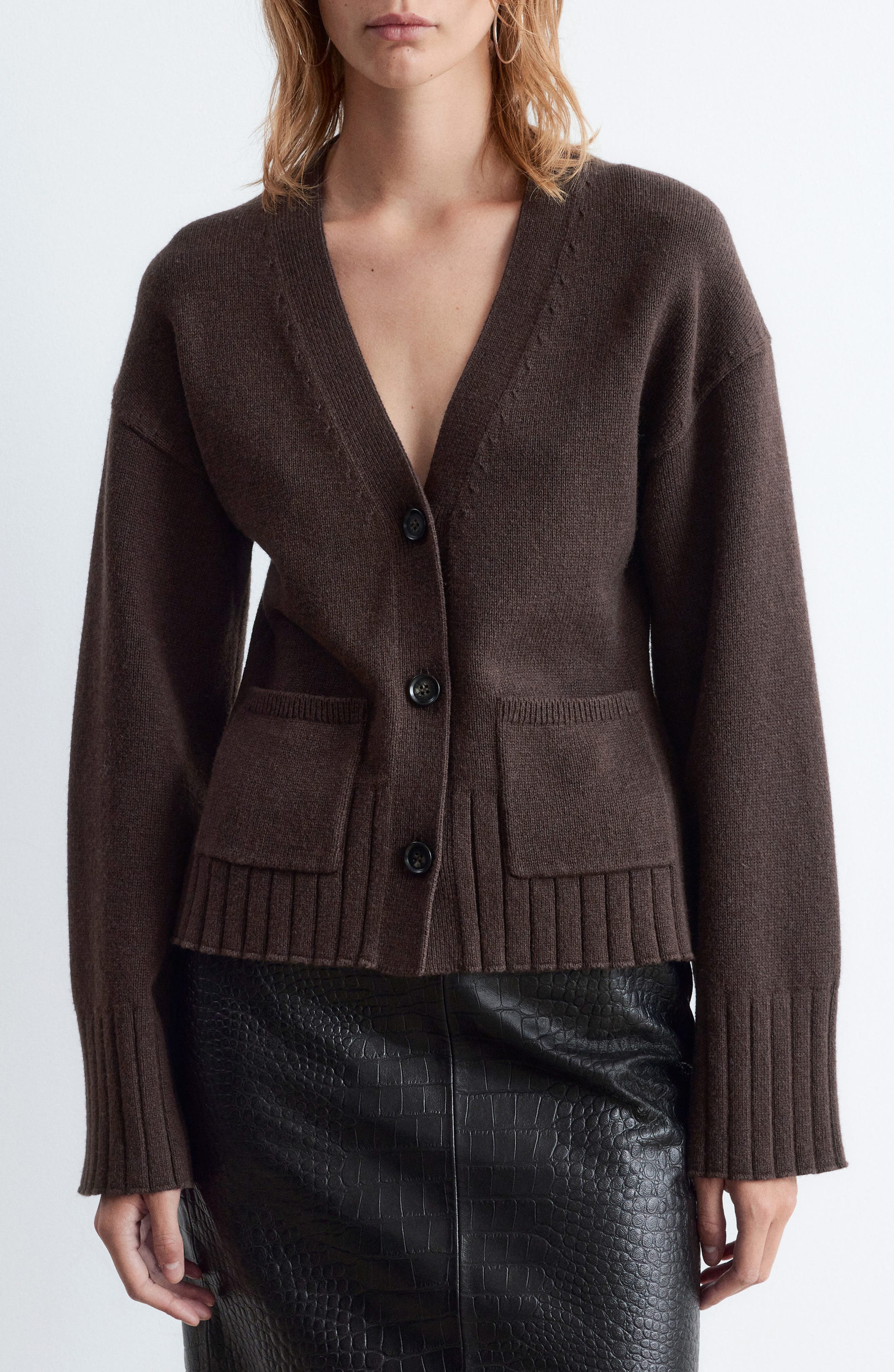 Cotton & Merino Wool Cardigan