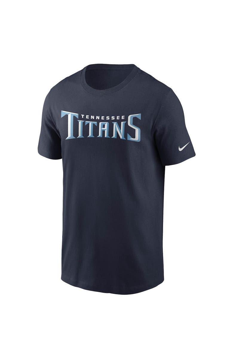 Nike Men's Nike Navy Tennessee Titans Team Wordmark T-Shirt, Alternate, color, Navy