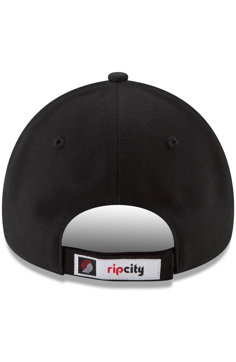New Era Men's New Era Black Portland Trail Blazers Official The League 9FORTY Adjustable Hat, Alternate, color, 