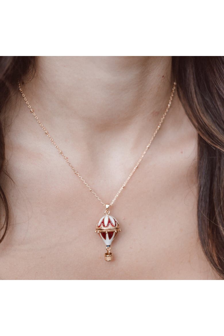 Hot Air Balloon Pendant, Alternate, color, Hot Air Balloon