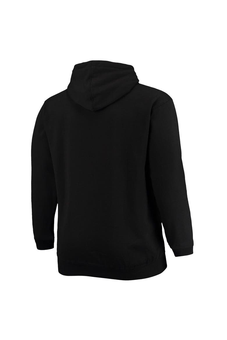 Men's Black Vegas Golden Knights Big & Tall Fleece Pullover Hoodie, Alternate, color, Black
