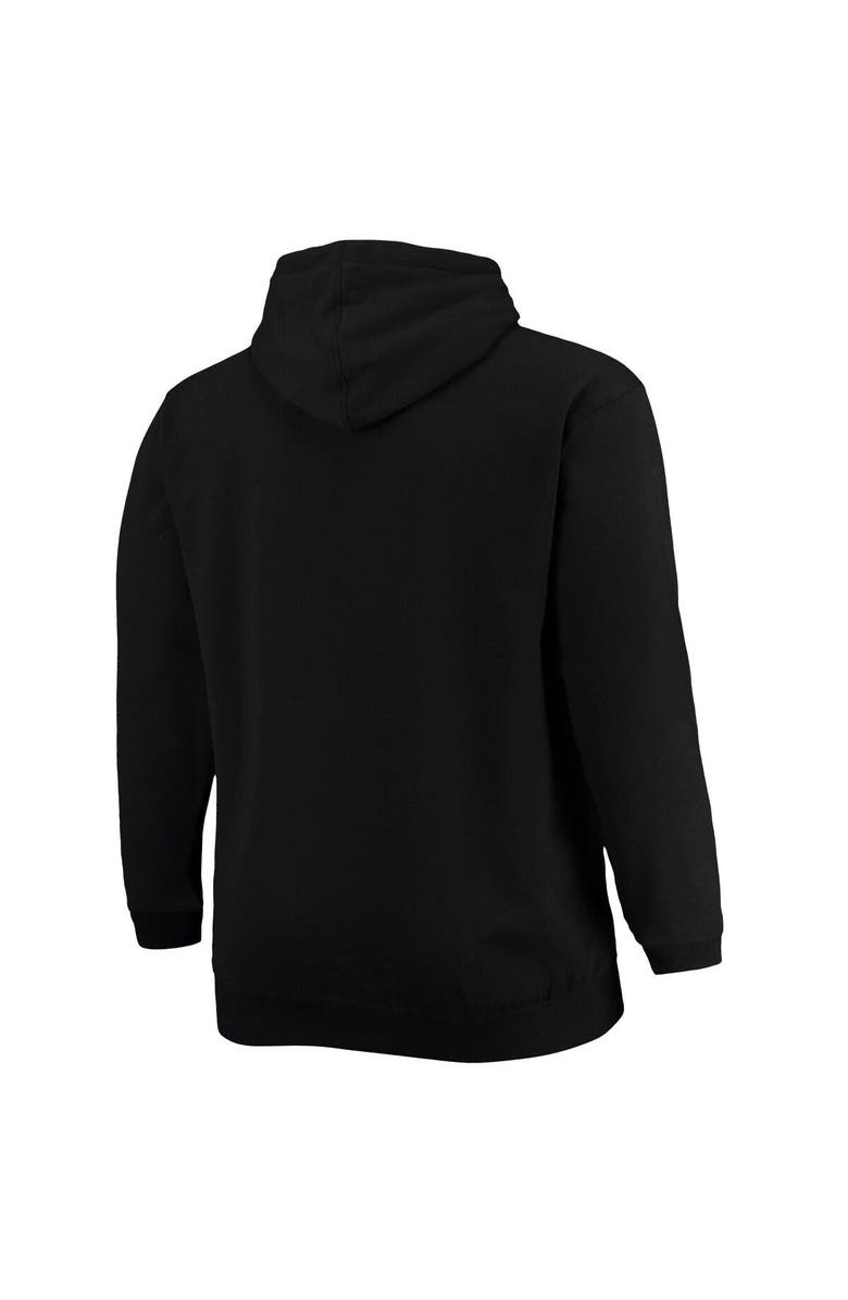 PROFILE Men's Black Vegas Golden Knights Big & Tall Fleece Pullover Hoodie, Alternate, color, 