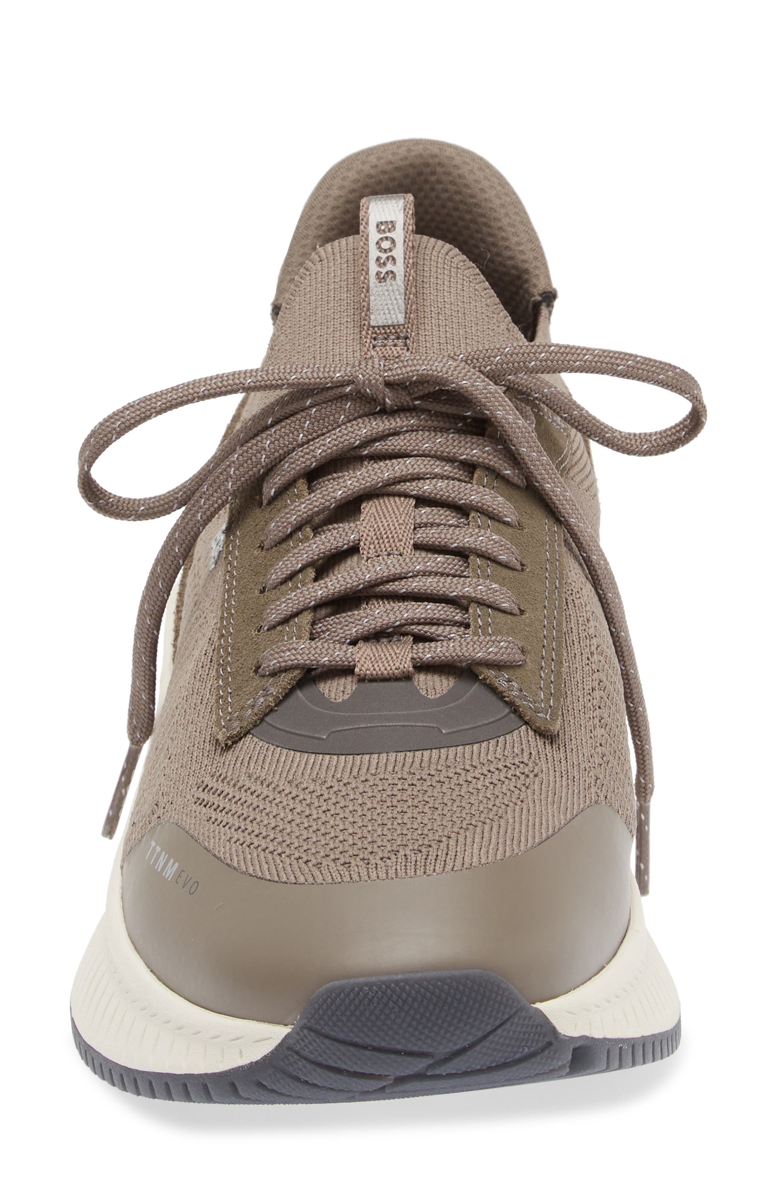 BOSS TTNM Evo Slon KNSD Sneaker, Alternate, color, Dark Green