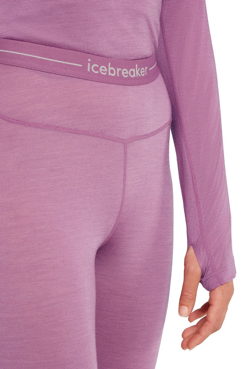 Icebreaker 125 ZoneKnit Tencel<sup>®</sup> Lyocell & Merino Wool Leggings, Alternate, color, 