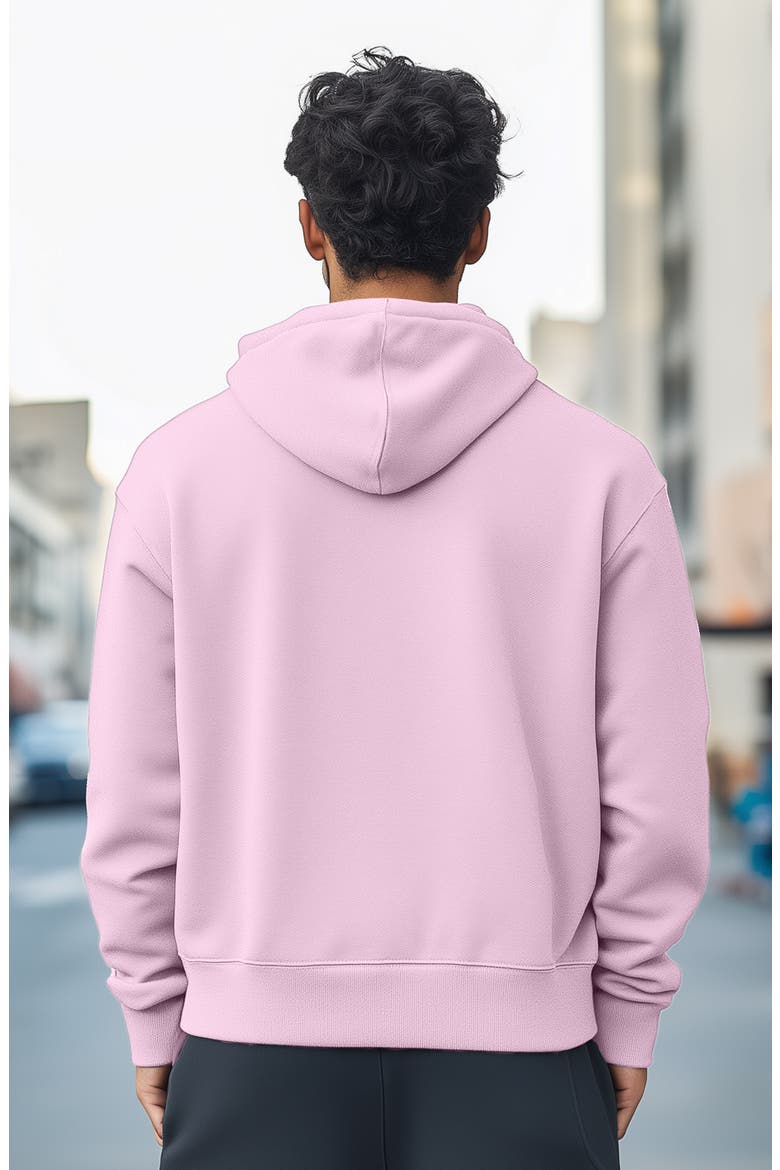 Giant Ghost Fleece Hoodie, Alternate, color, Light Pink