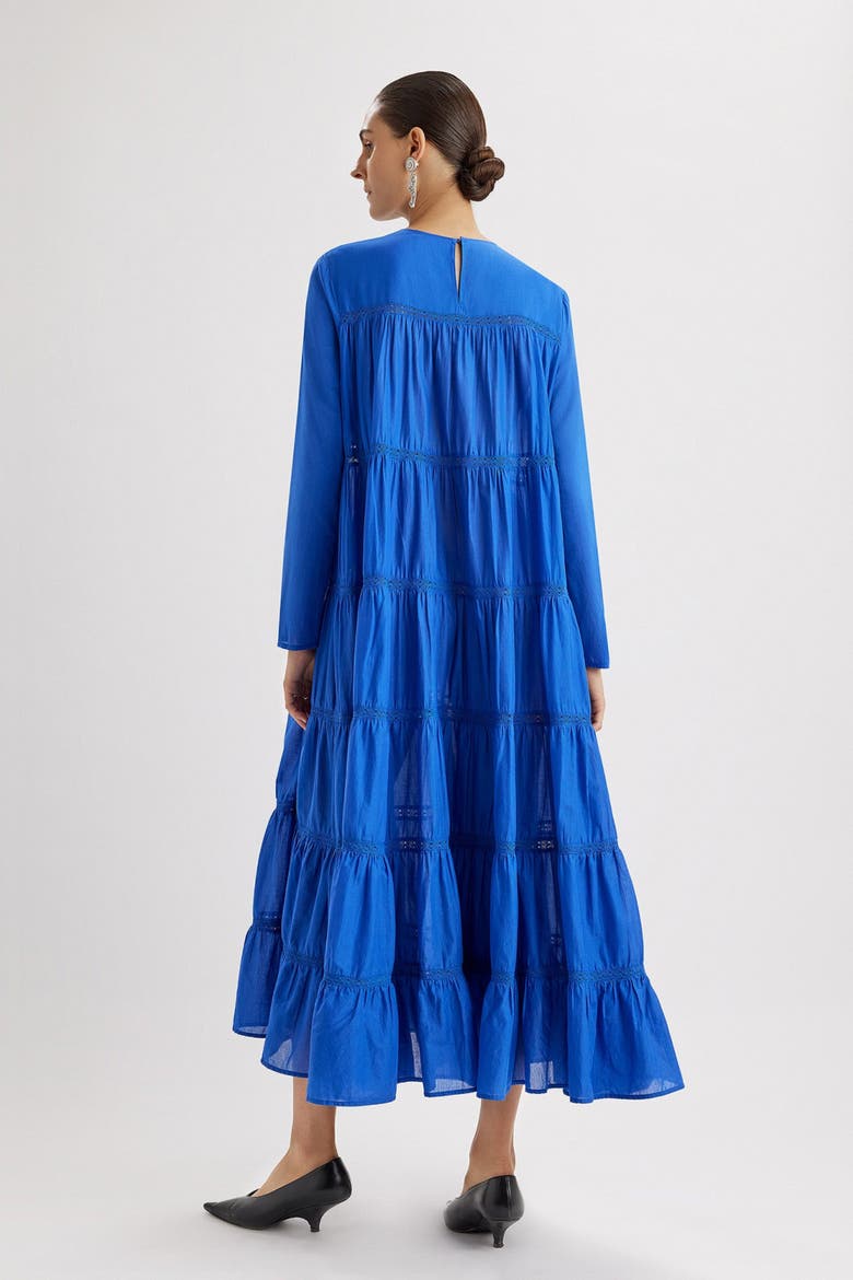 Maida Dress, Alternate, color, Ultramarine