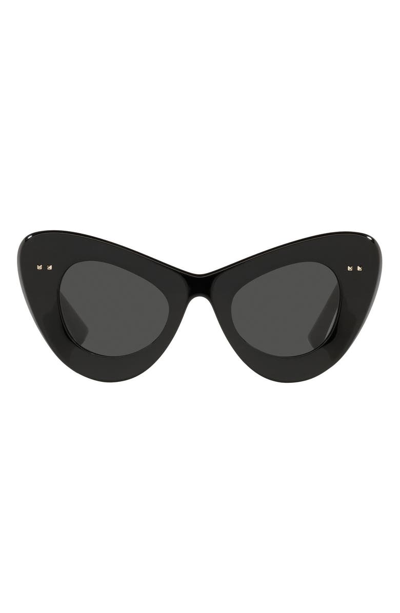 Valentino 46mm Cat Eye Sunglasses, Main, color, 