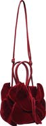 FARM Rio Velvet Flower Leather Handbag