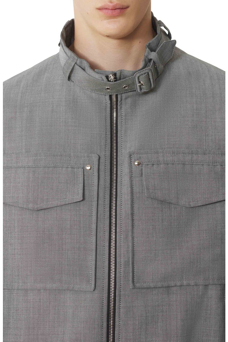 Black Mohair Wool Jacket, Alternate, color, Gray