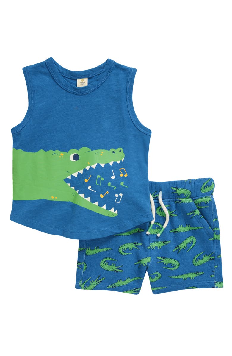 Tucker + Tate Summer Ready Cotton Tank & Shorts Set, Main, color,