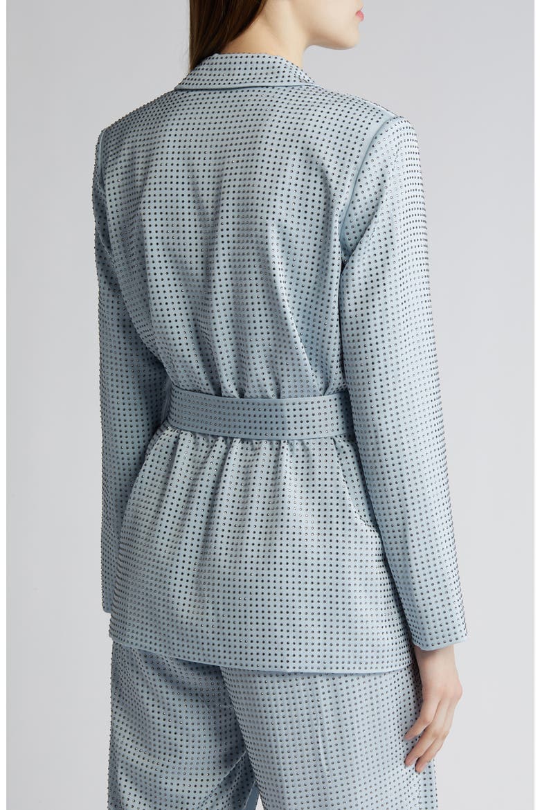 Brett Rhinestone Embellished Silk Wrap Jacket, Alternate, color, CHAMBRE