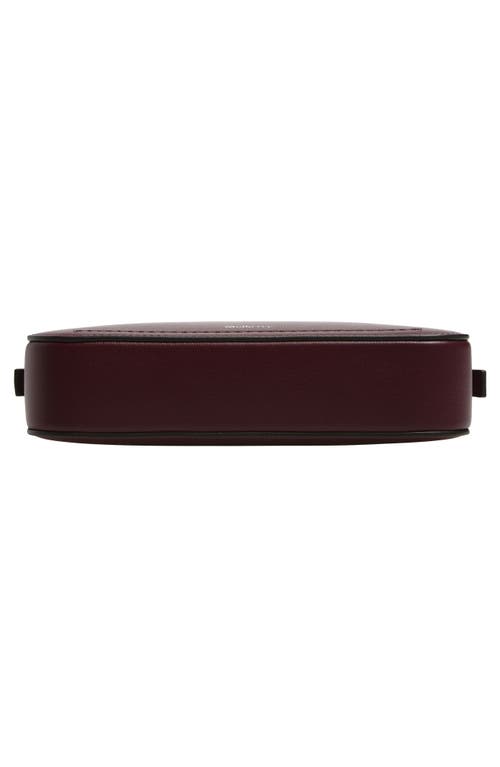 Mulberry Clovelly Leather Crossbody Bag In Burgundy