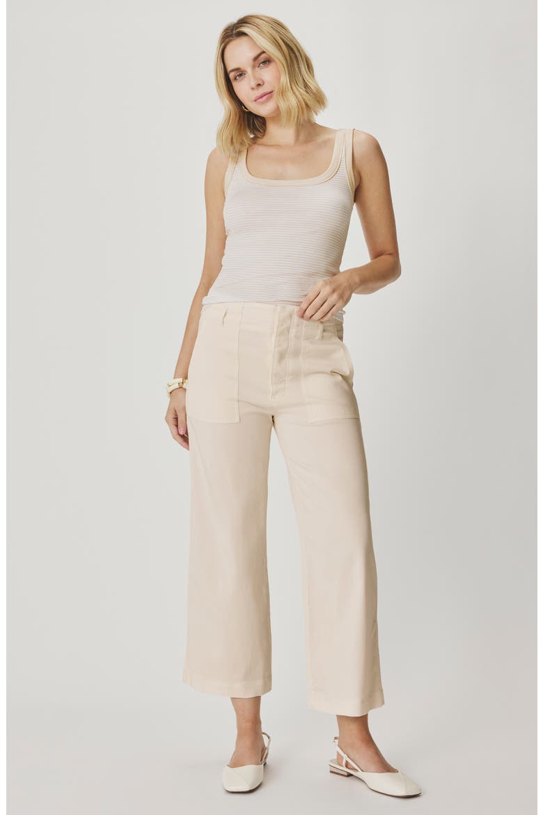 Chloe Crop Ankle Pants, Alternate, color, ANTIQUE PEARL IVORY