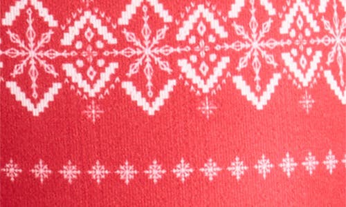 Pj Salvage Crazy For The Holidays Brushed Pointelle Pajama Pants In Red