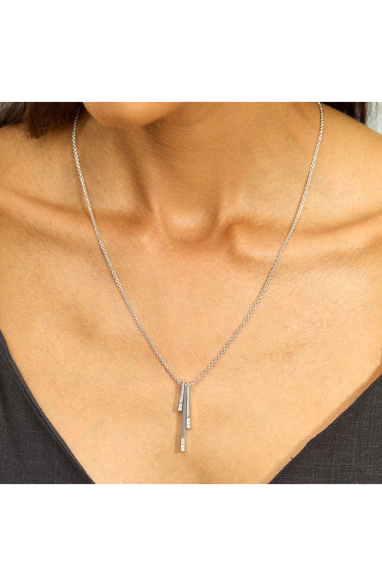 Lucy Quartermaine Melody Key Pendant, Alternate, color, Sterling Silver