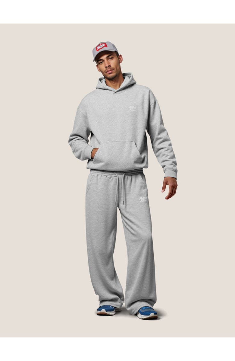 AELFRIC EDEN Cloud Essential Fleece Pullover Hoodie Set, Main, color, Grey