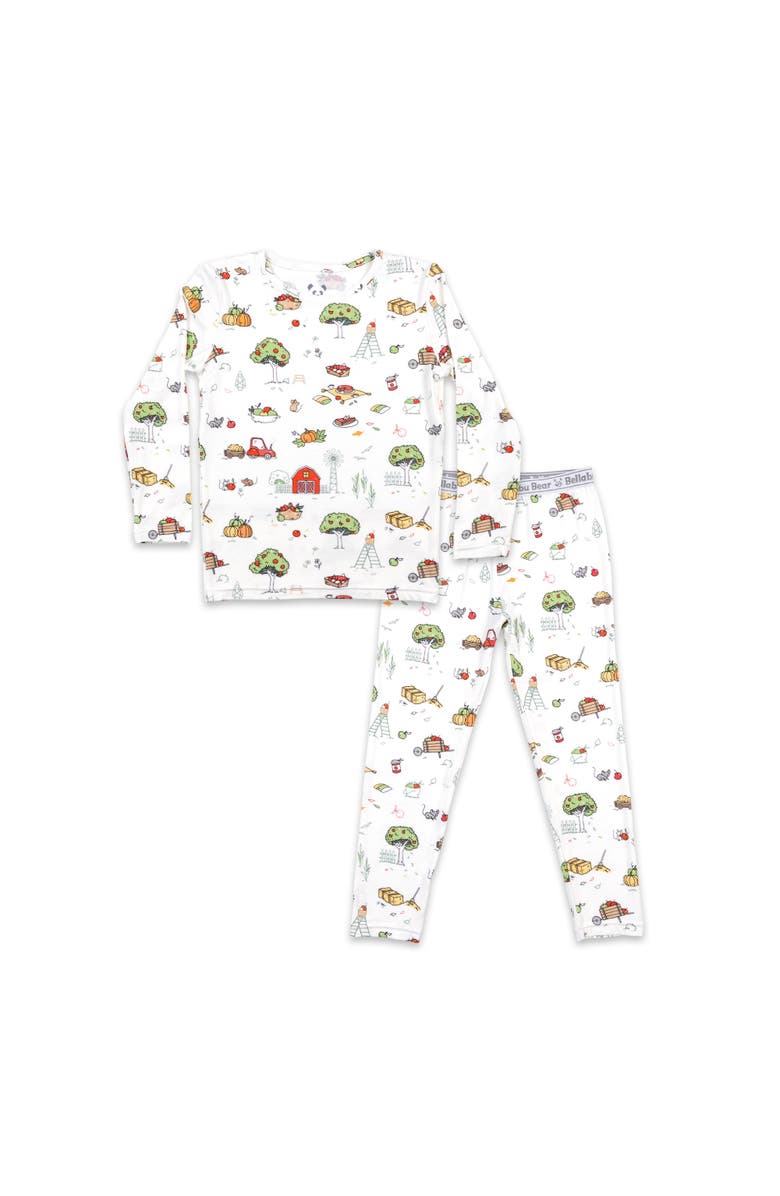 Bellabu Bear Kids' Fall Vibes Set of 2 Piece Pajamas, Main, color, 