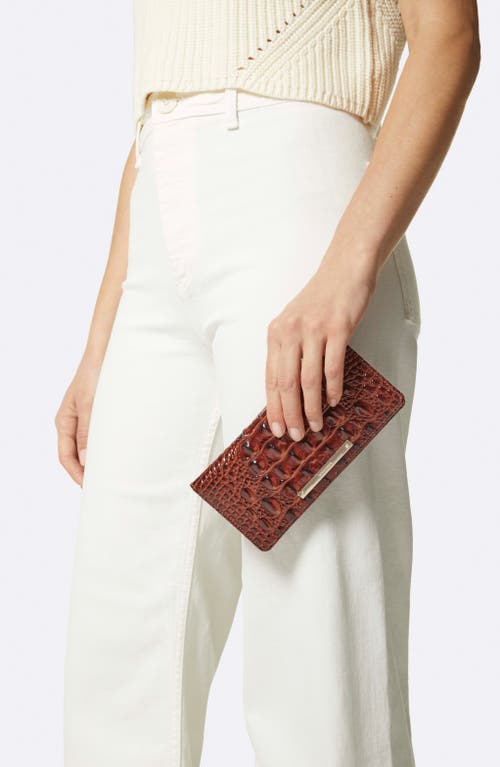 Brahmin Ady Embossed Leather Continental Wallet