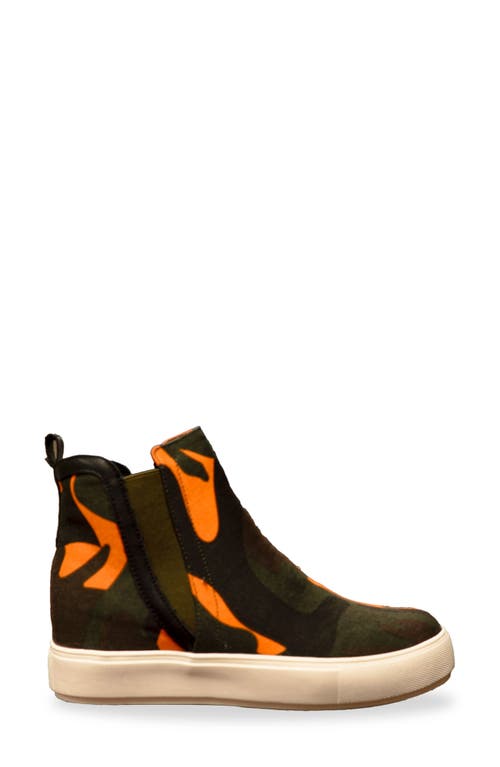 Chase & Chloe Chase And Chloe Kendra High Top Wedge Sneaker