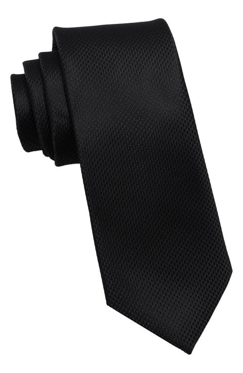 Solid Textured Tie