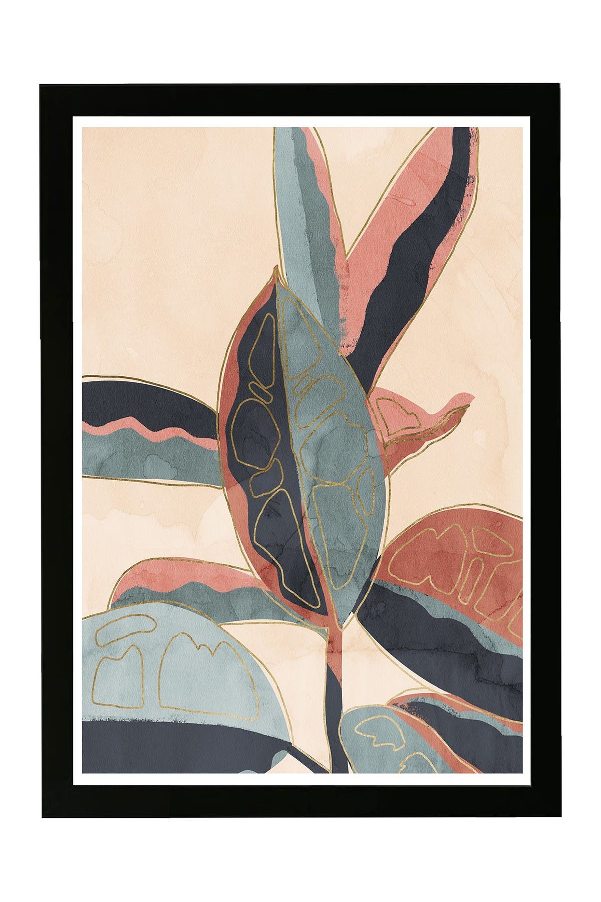 Wynwood Studio Rubber Fig Gray Food & Cuisine Framed Wall Art