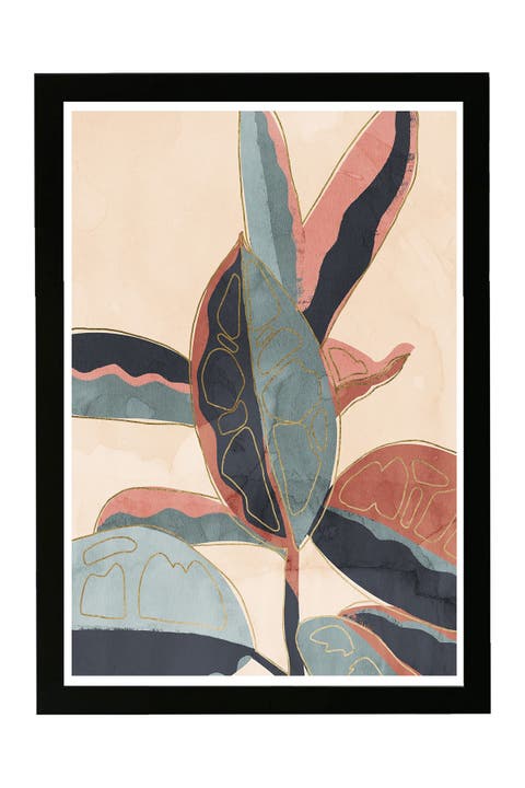 Rubber Fig Gray Food & Cuisine Framed Wall Art