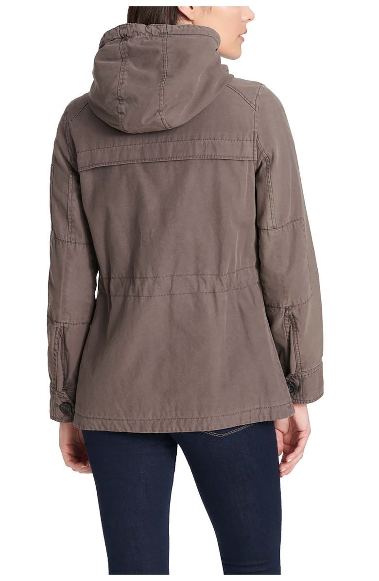 Levi's<sup>®</sup> Hooded Military Jacket, Alternate, color, Grey
